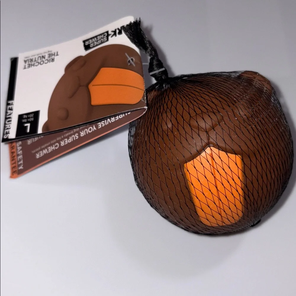 BARK Ricochet the Nutria Super Chewer Dog Toy